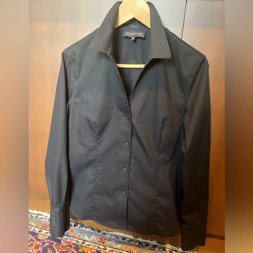 Jones New York Black Non-Iron Shirt